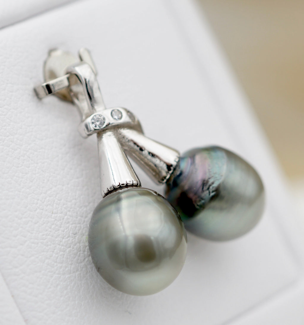 Collection Gambier 2 perles baroques montées sur argent