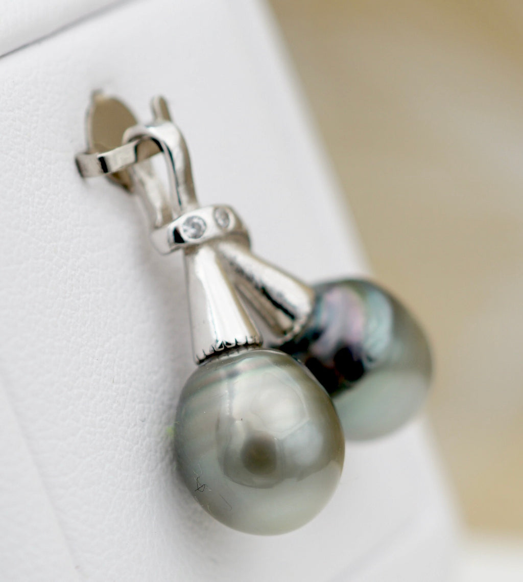 Collection Gambier 2 perles baroques montées sur argent