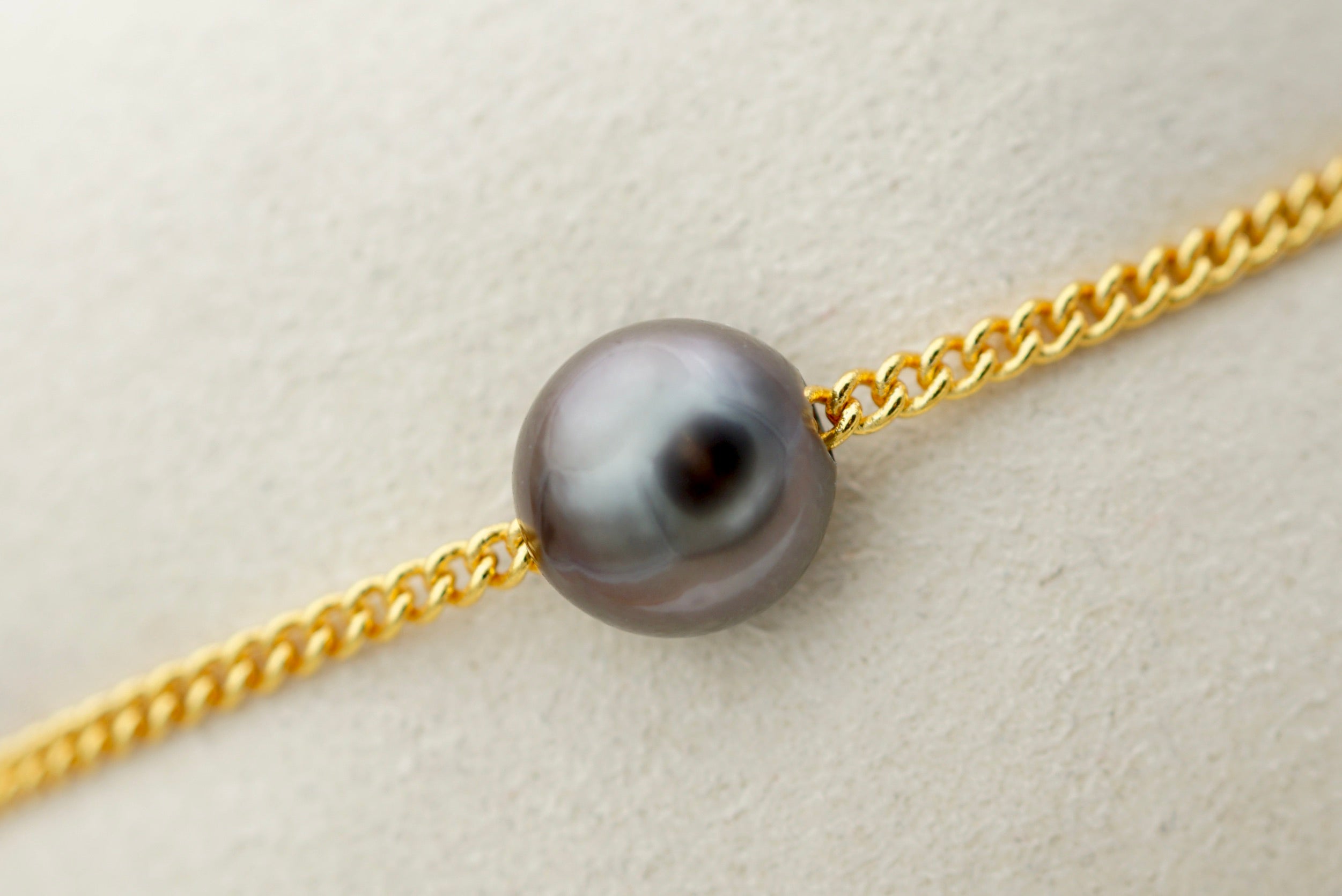 Tamure perle ronde de 9.7mm