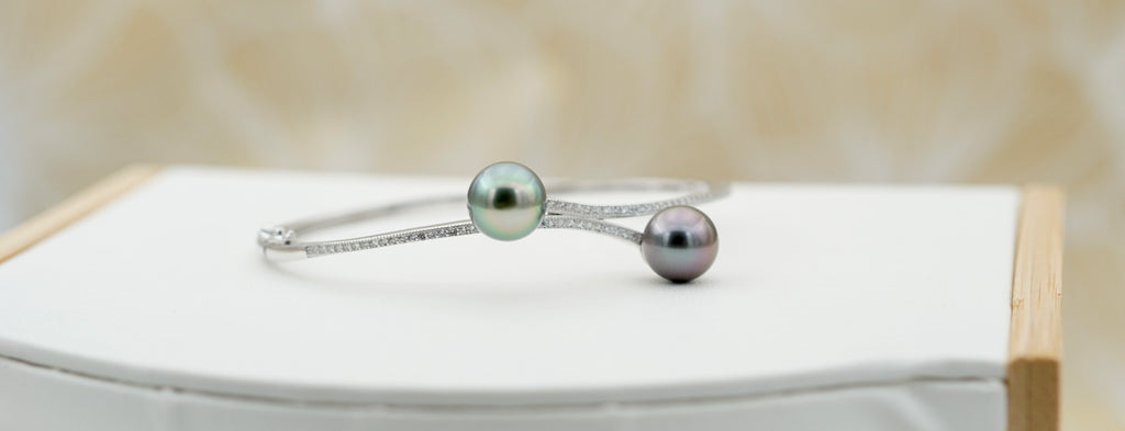 Collection Tevahine perles ronde de 9.7mm