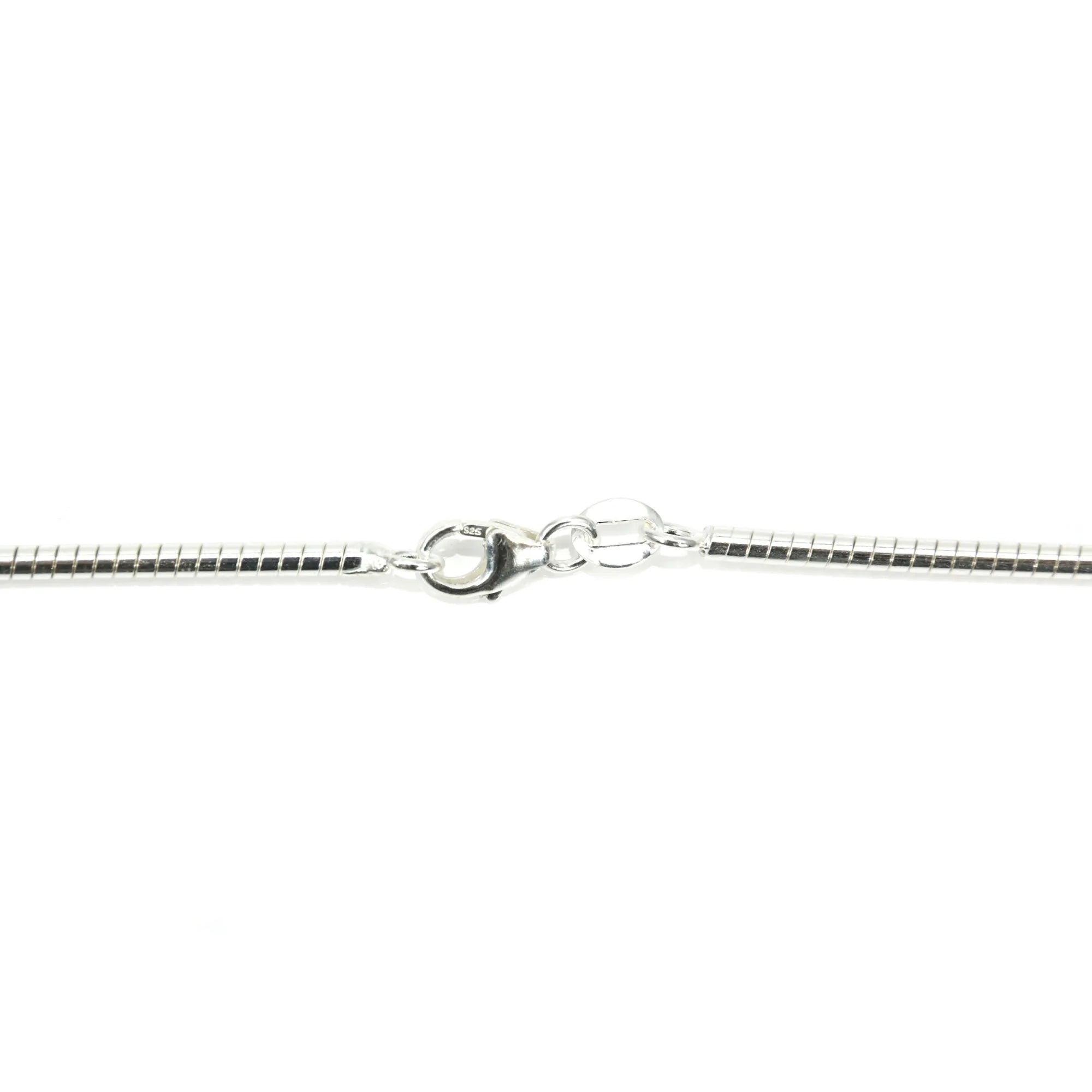 Collier maille oméga 1mm Argent 925 de 40cm