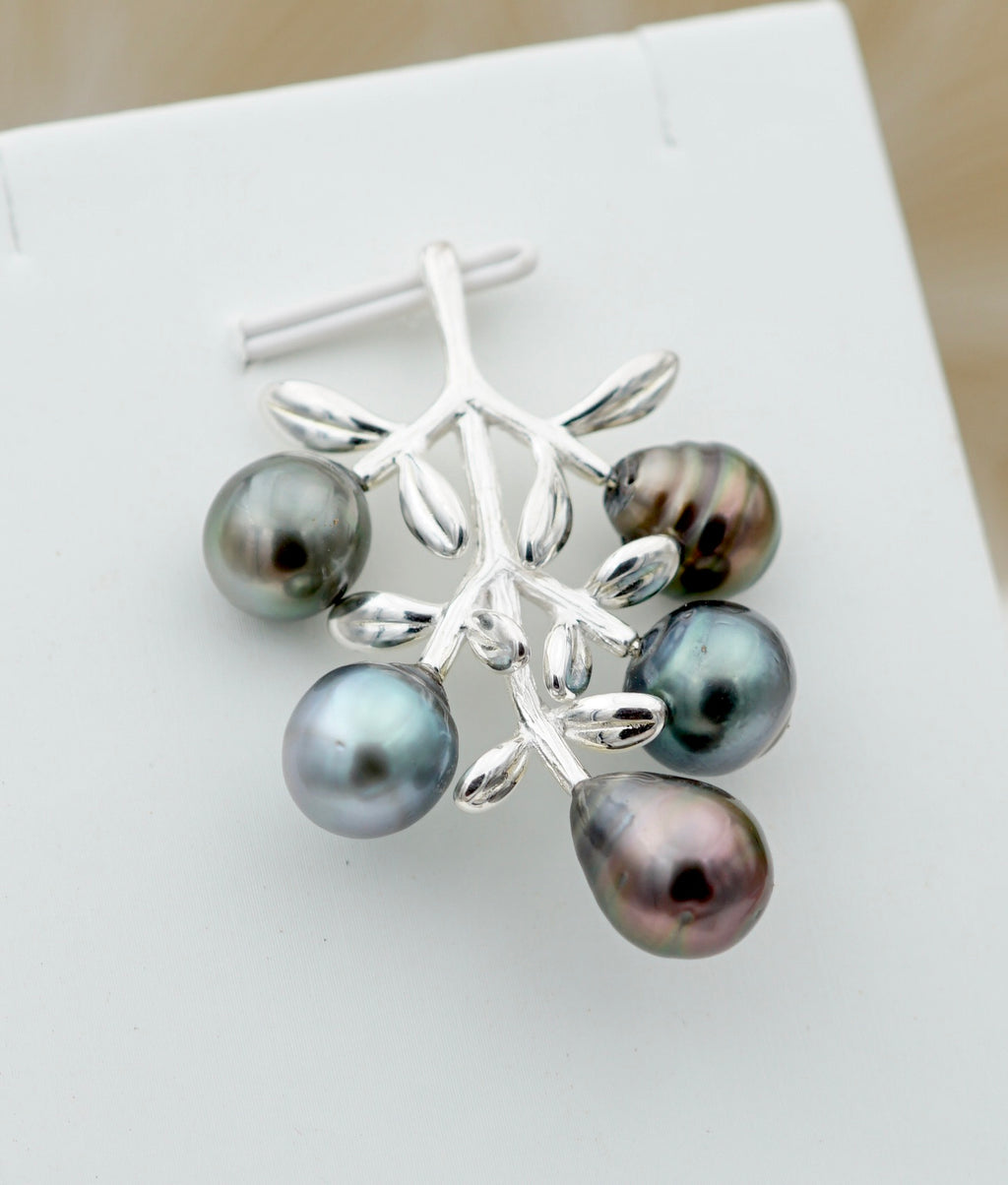 Collection Aorai pendentif aux perles multicolores