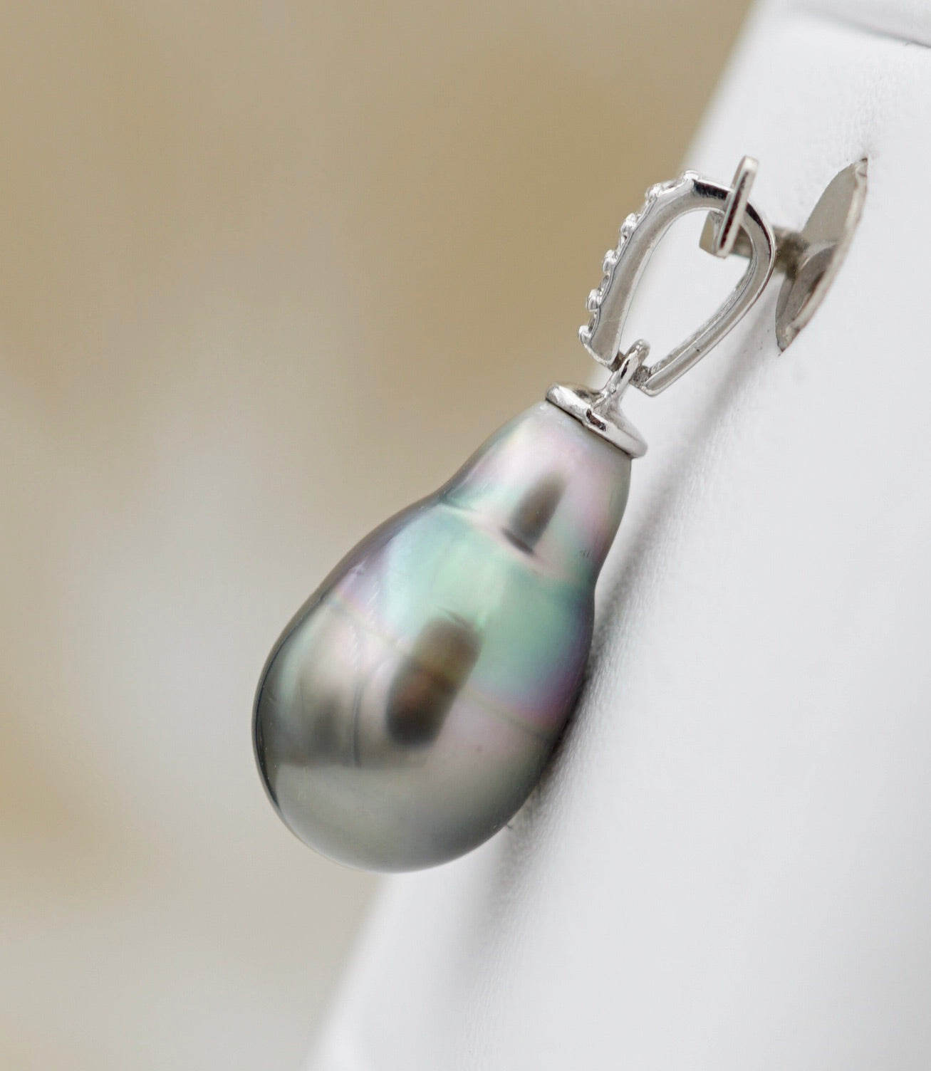 Collection Mangareva perle de 9mm sur argent