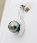 Poe perle semi ronde de 8,3mm sur argent