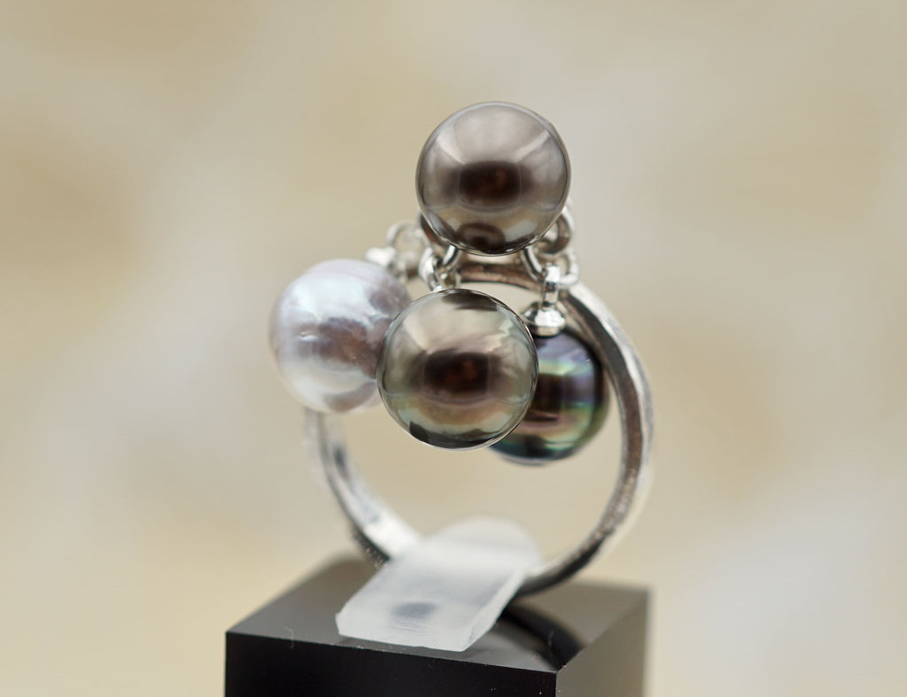 Collection Teava 4 perles de 9mm multicolores