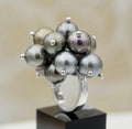Collection Tubuai bague 14 perles multicolores