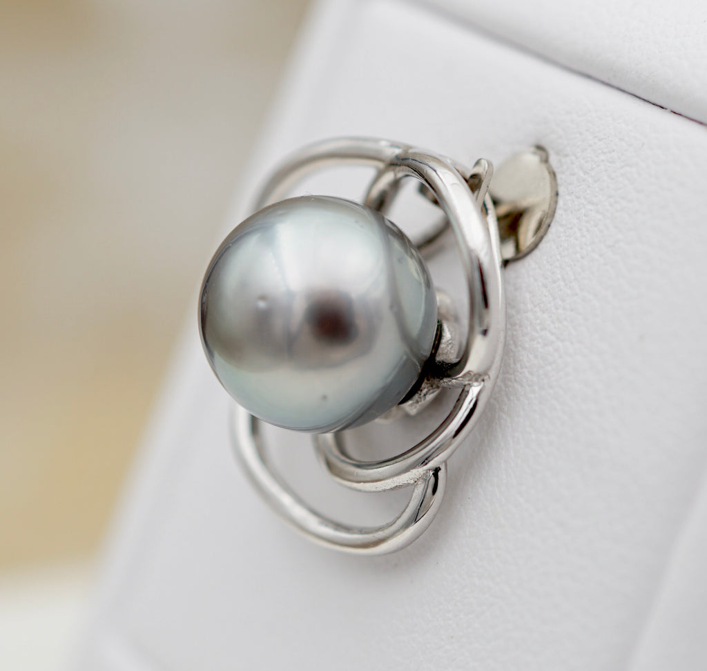 Collection Hanihei splendide perle grise de 11.3mm
