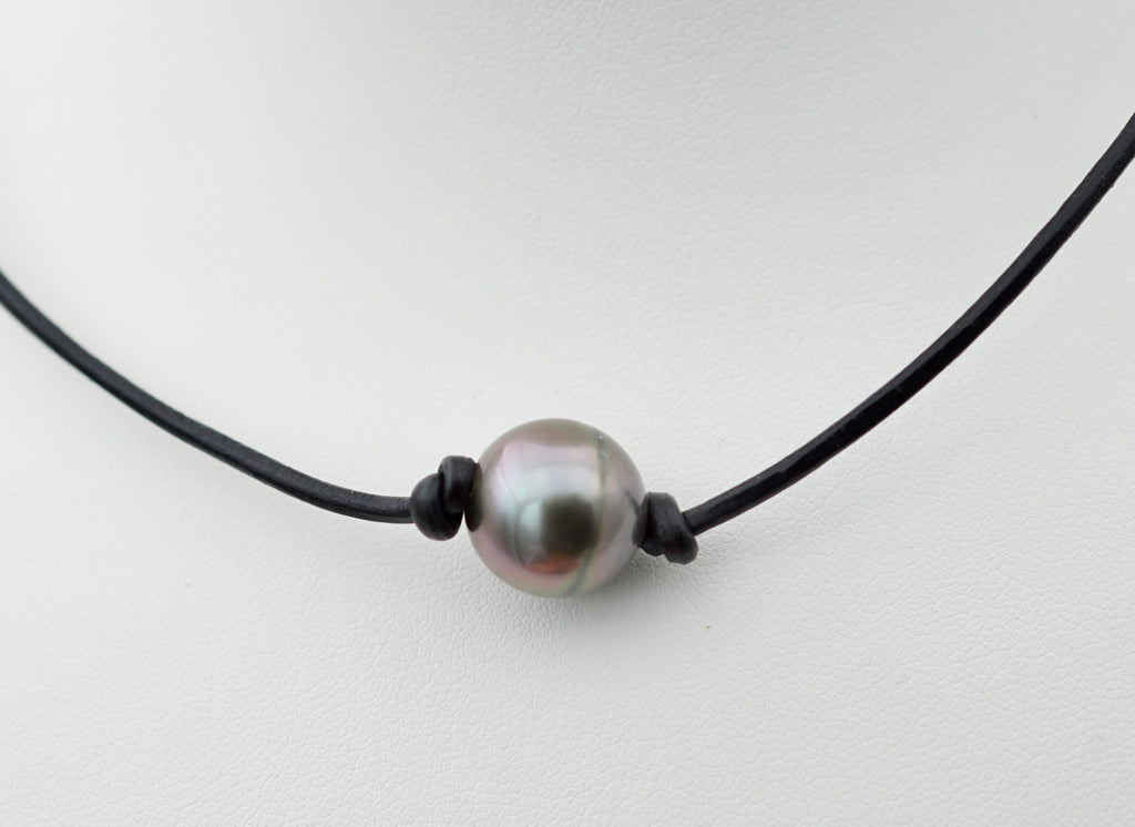 Collection Rurutu perle cerclée de 11.8mm