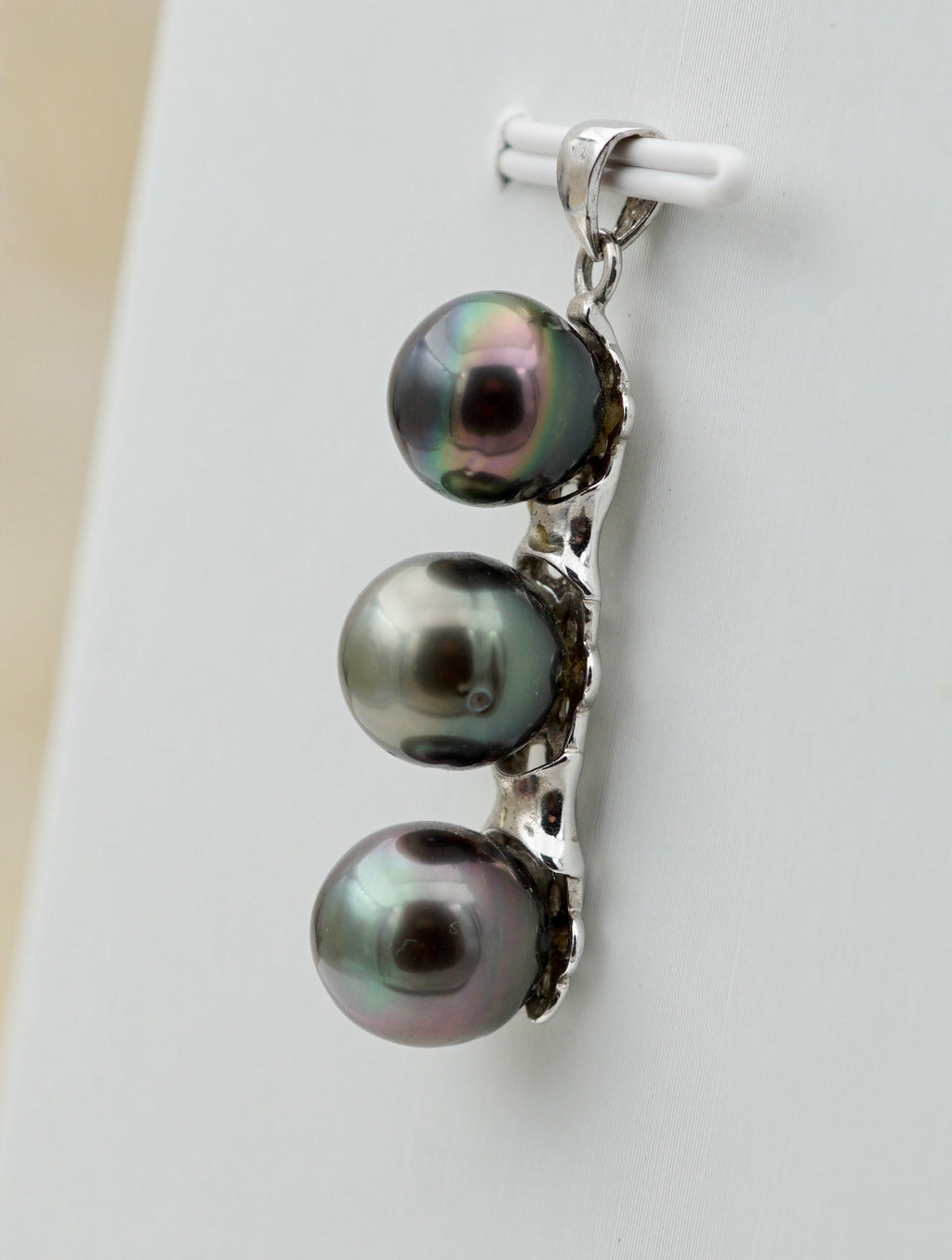 Collection Honolua 3 perles rondes sur argent