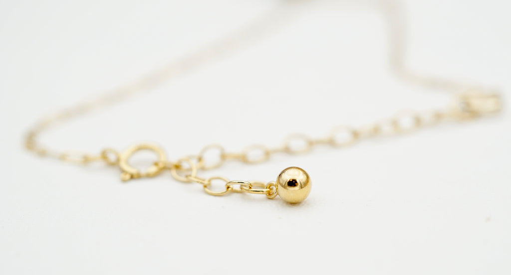 Rikitea perle ronde de 9.1mm sur gold Filled