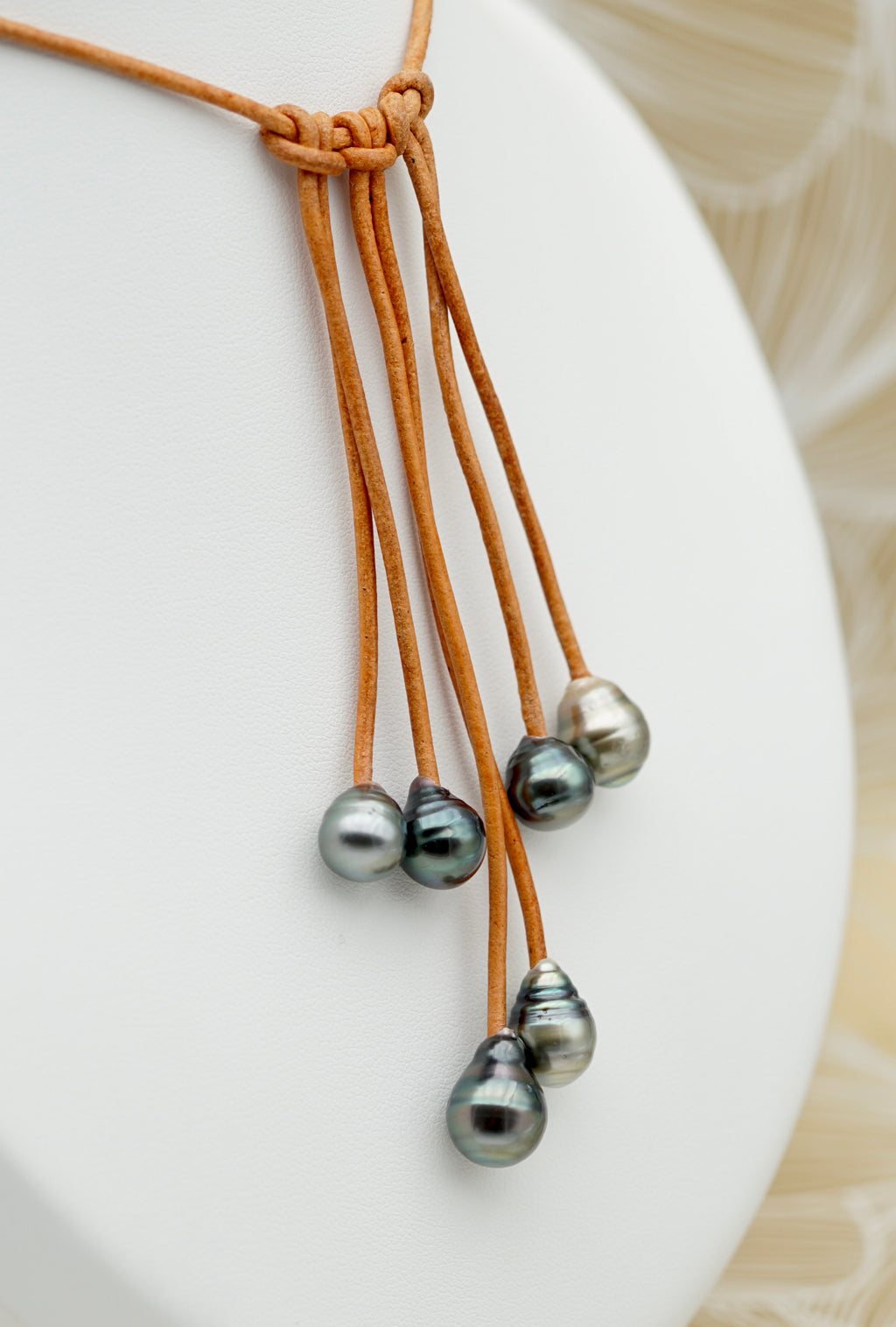 collection Fakarava 6 perles cerclées multicolores