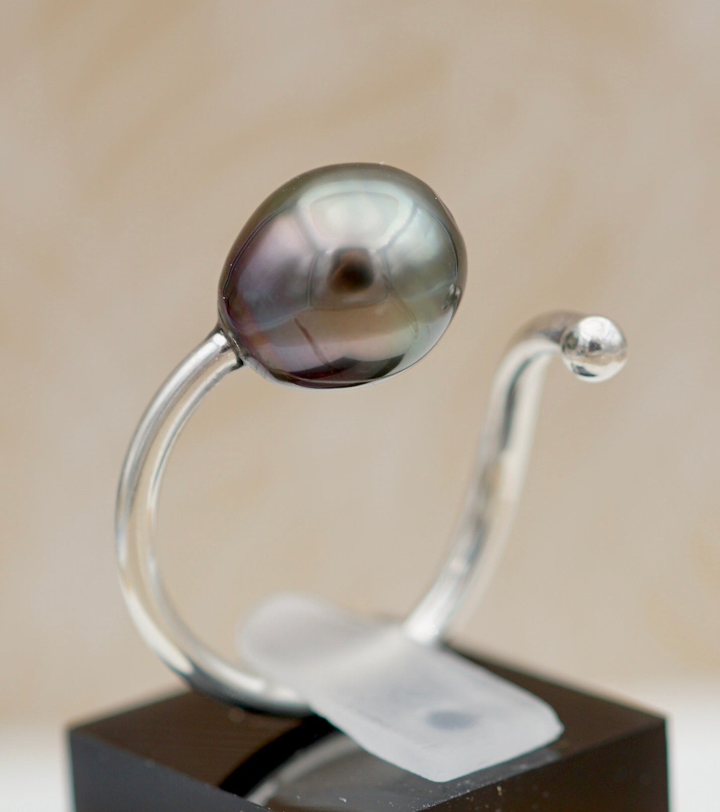 Collection Huahine perle cerclée de 9.8mm