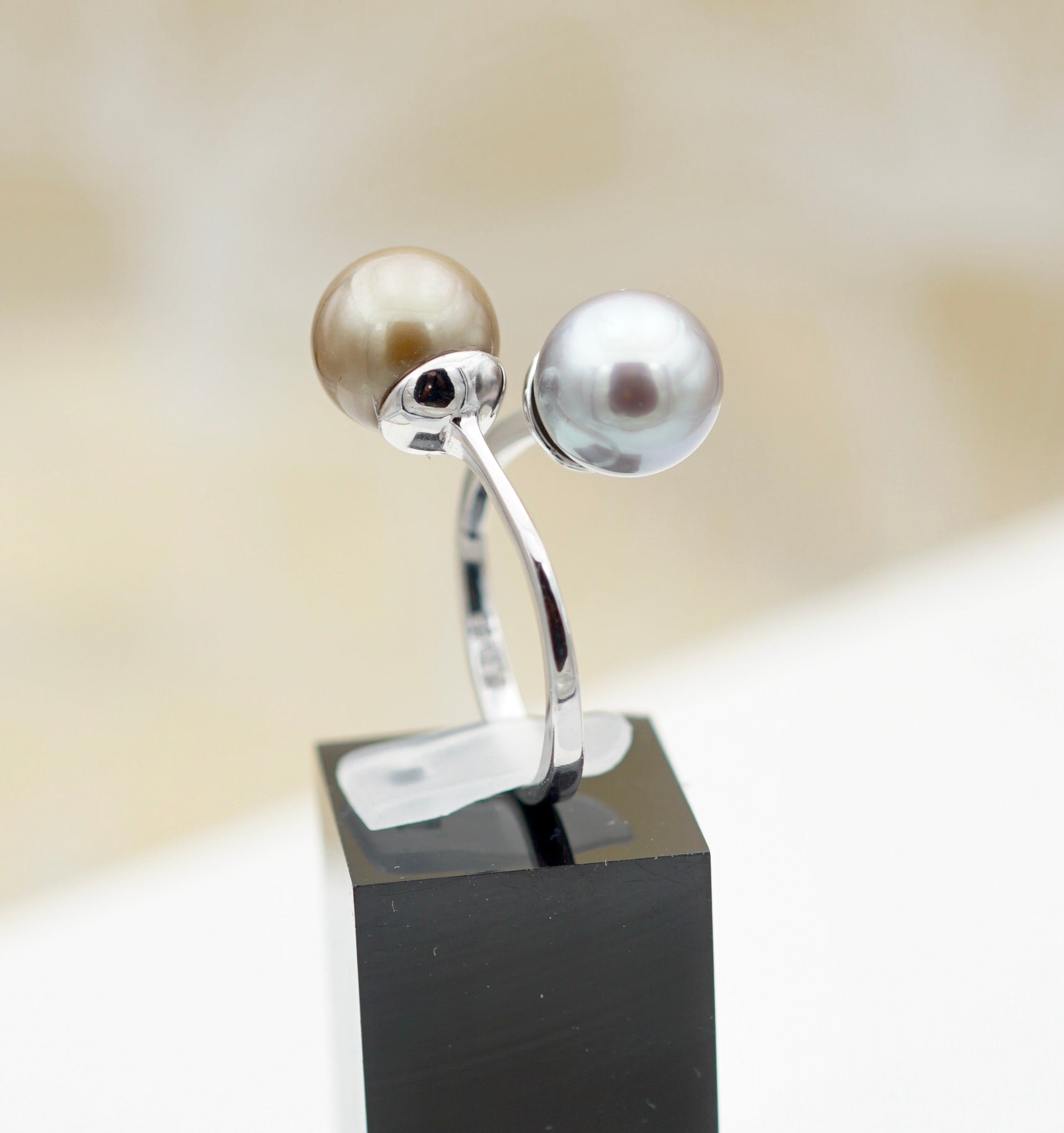 Collection Maupiti perles rondes gold et silver