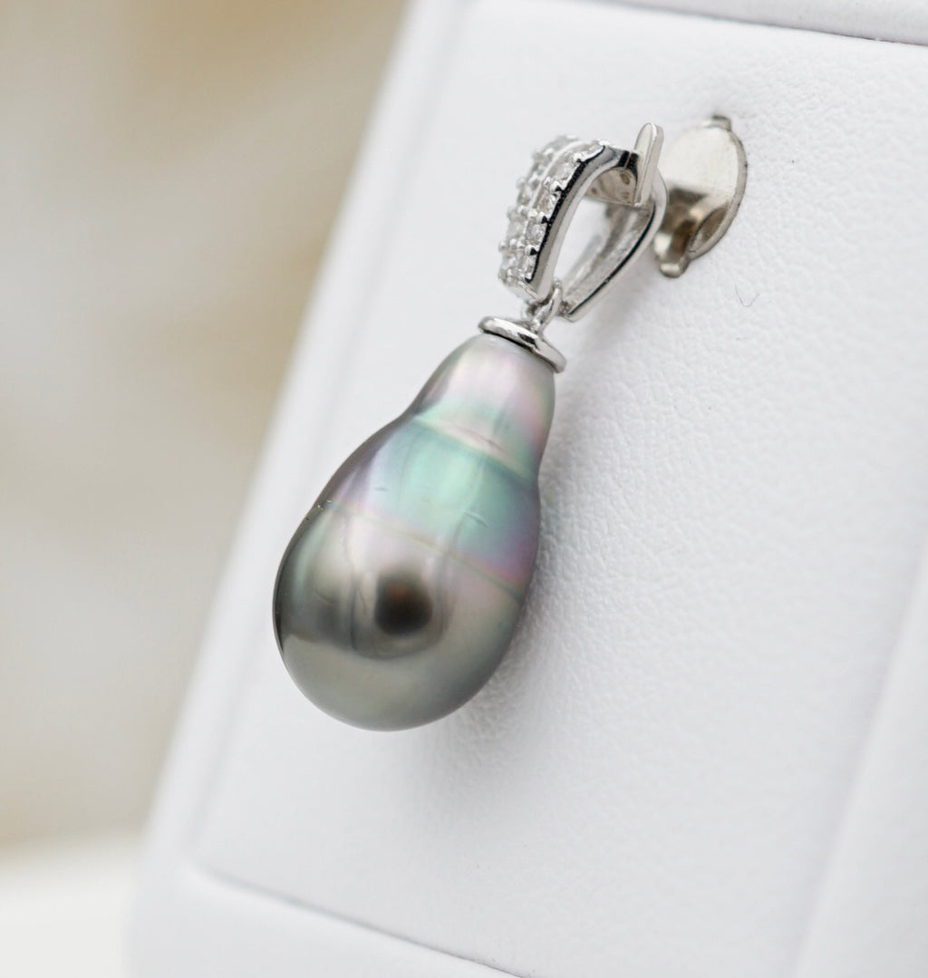 Collection Mangareva perle de 9mm sur argent