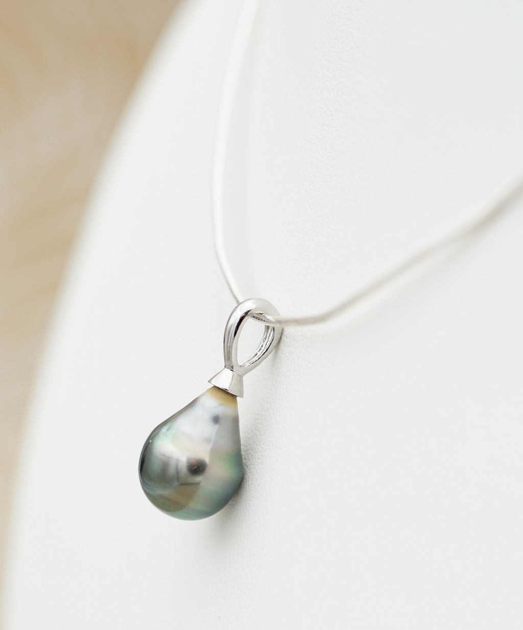 La Tahitienne perle cerclée de 10mm