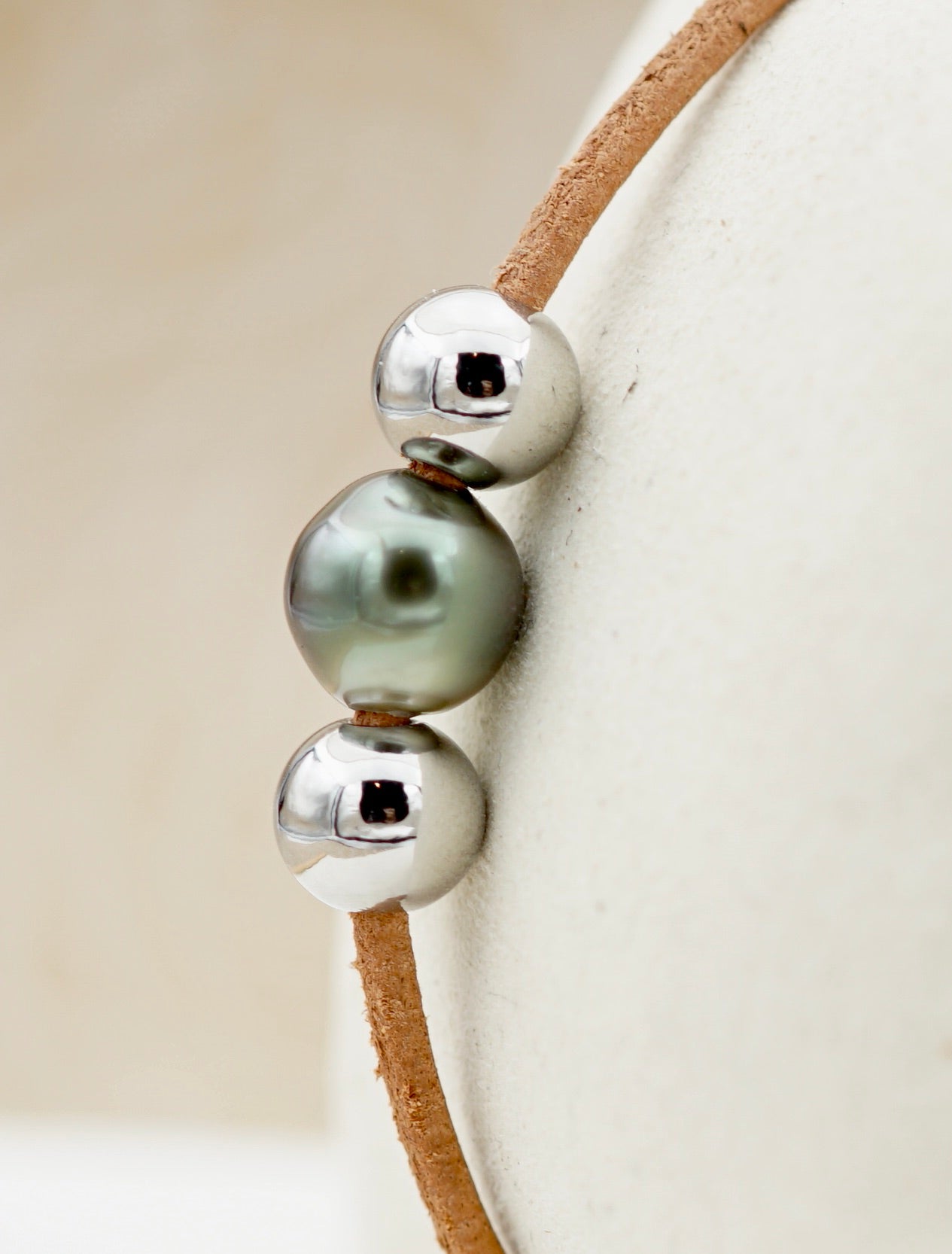 Bracelet Honolua perle baroque de 8.9mm