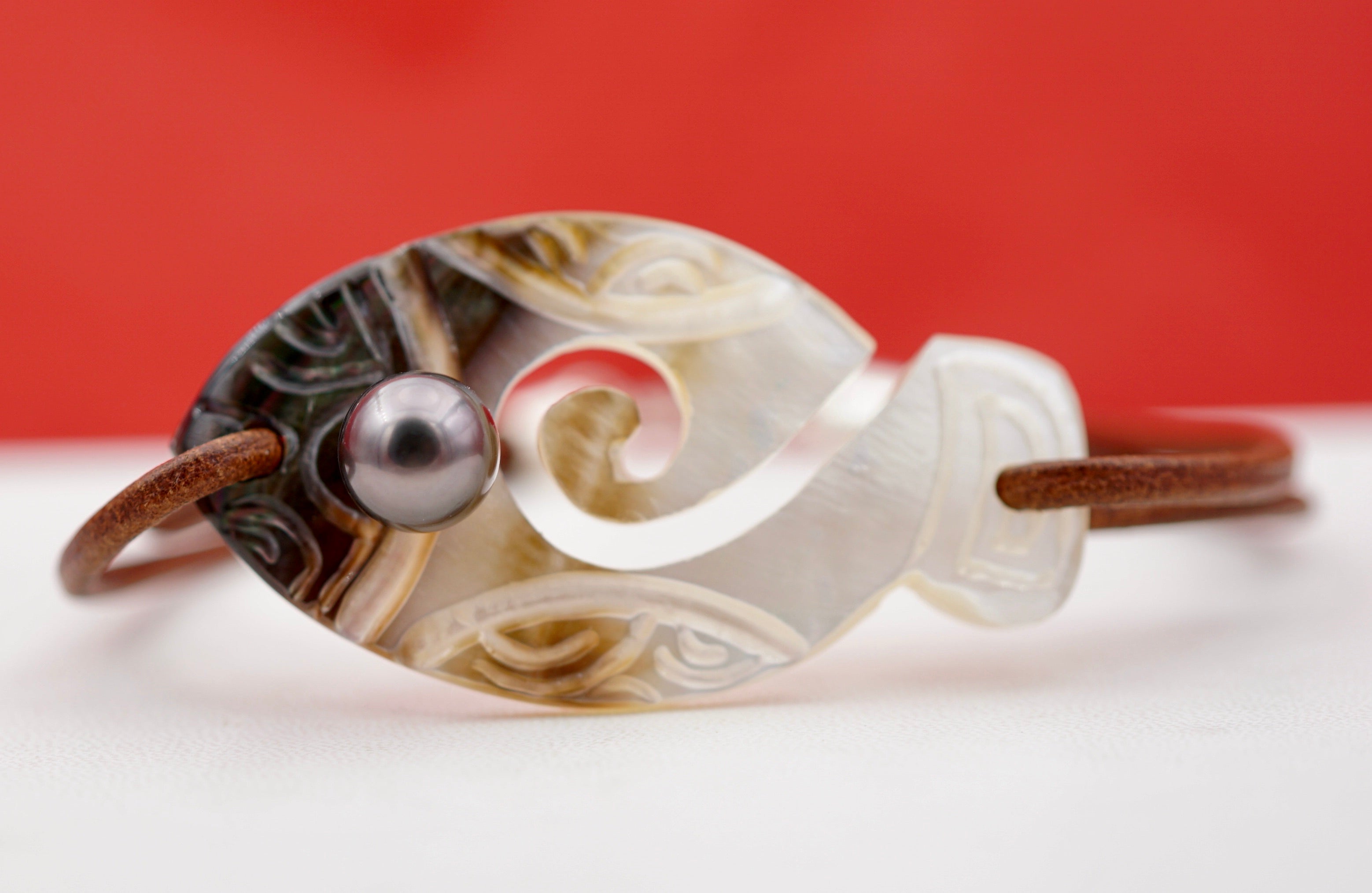 Collection Maitai perle semi ronde de 8.8mm
