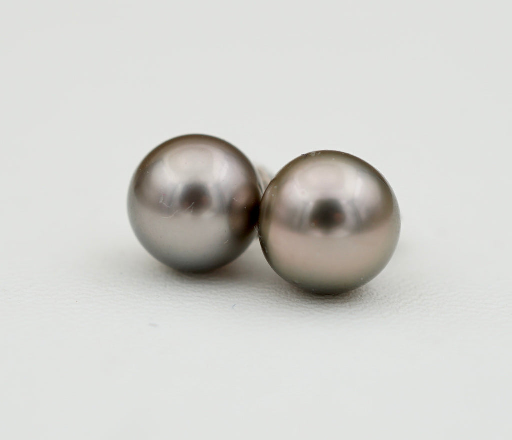 Molokai perles rondes sur Or Blanc