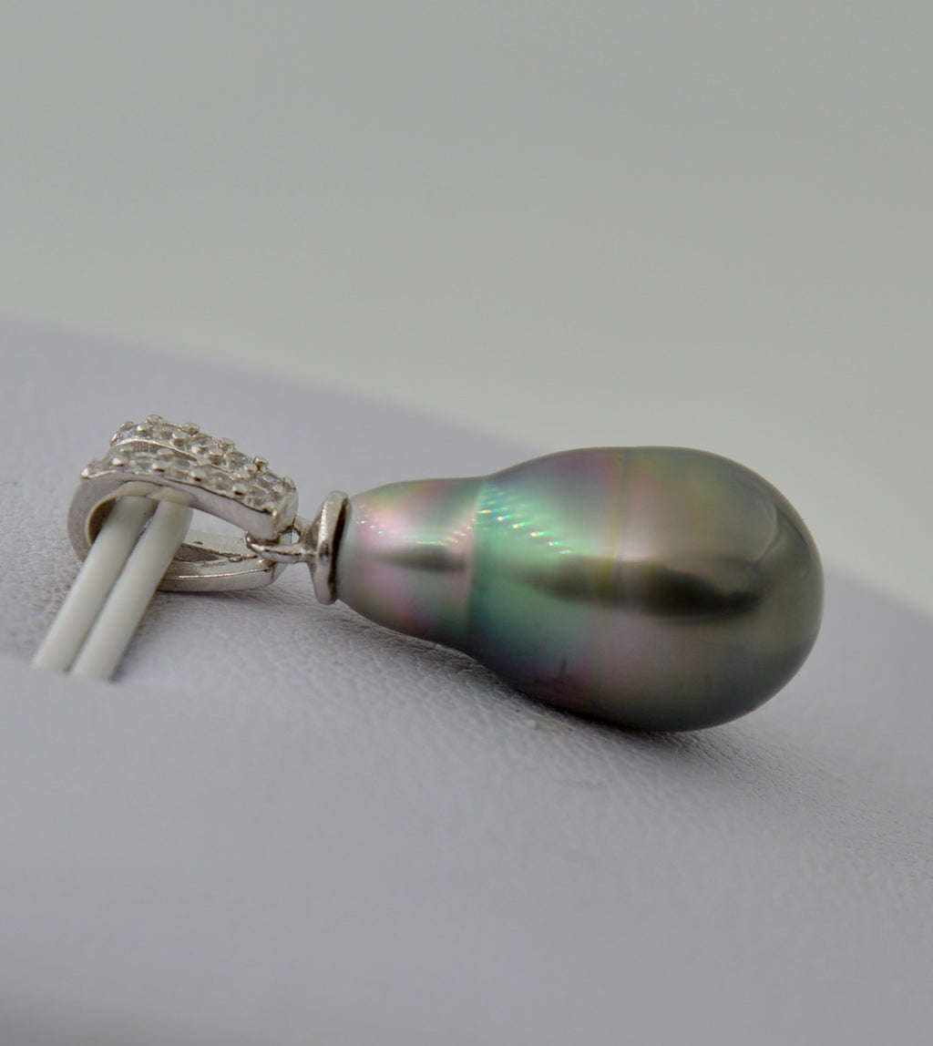 Collection Mangareva perle de 9mm sur argent
