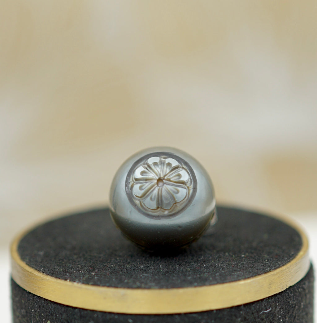 Collection Tane perle gravée de 14mm