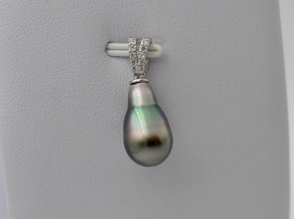 Collection Mangareva perle de 9mm sur argent
