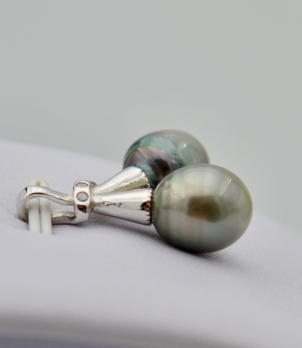 Collection Gambier 2 perles baroques montées sur argent
