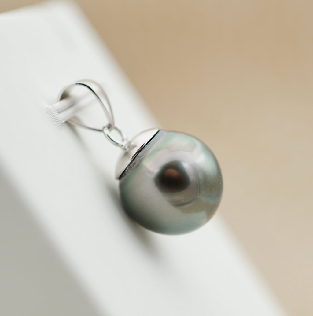 Collection Fenua perle cerclée de 12.6mm