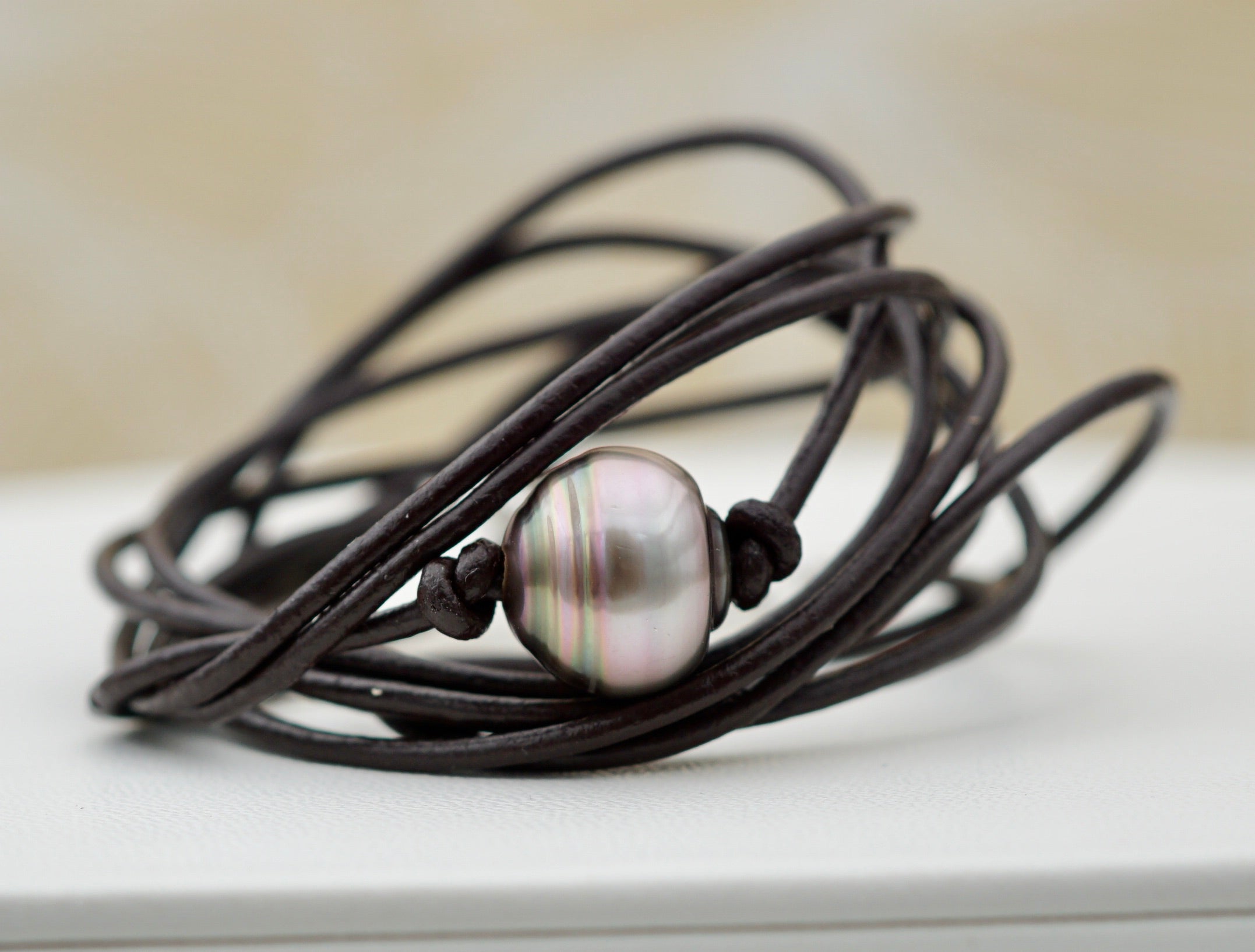 Collection Heiva perle cerclée de 12mm