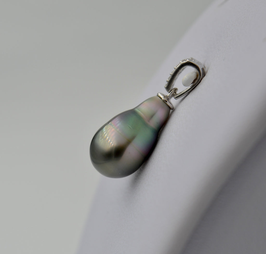 Collection Mangareva perle de 9mm sur argent