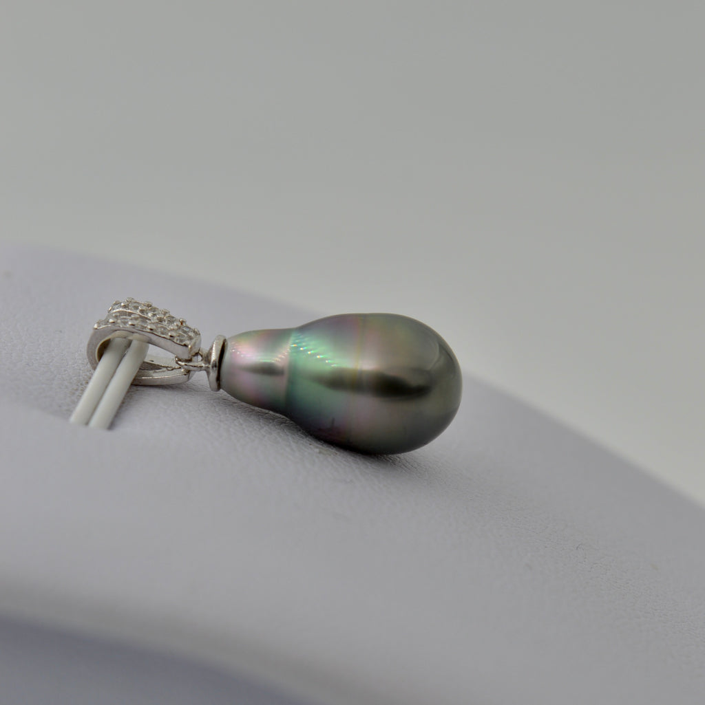 Collection Mangareva perle de 9mm sur argent