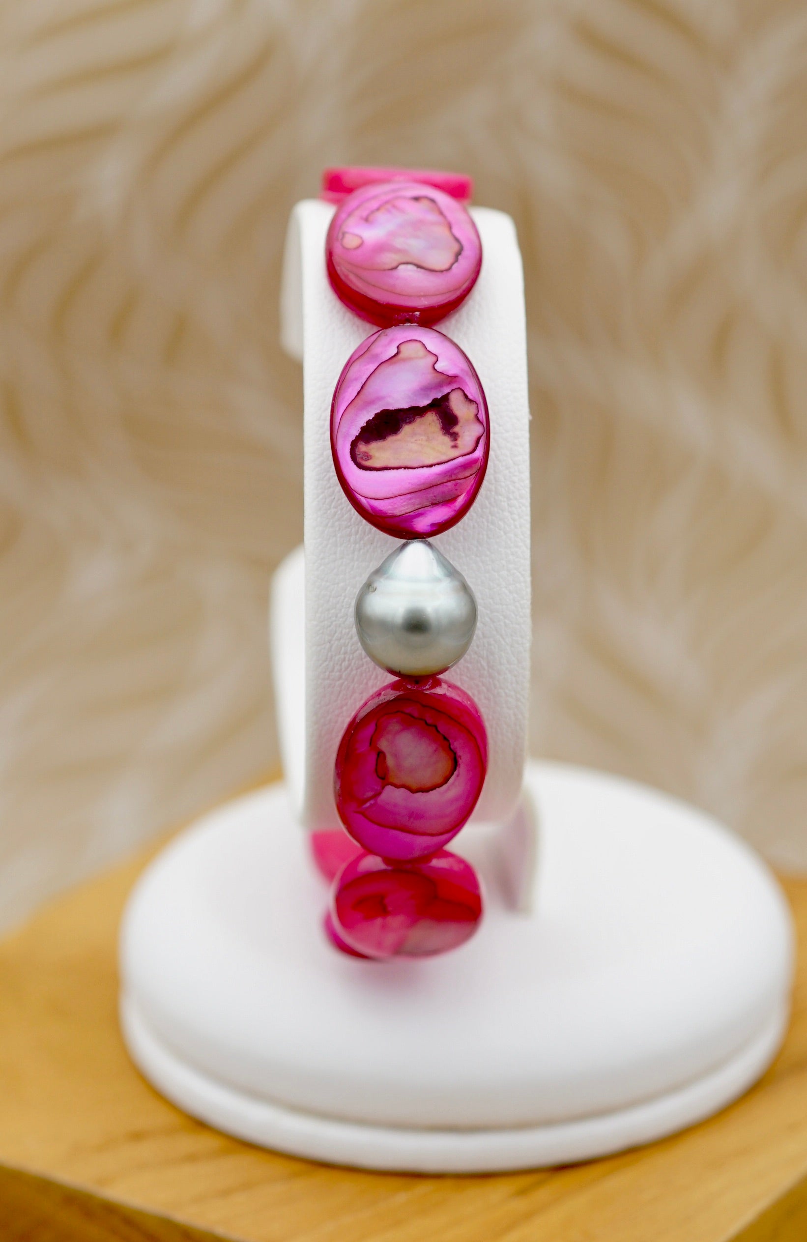 Pukarua perle de Tahiti baroque de 9.8mm
