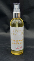 Huile de massage Aloha a l'huile d'amande douce à la fleur de Tiaré.