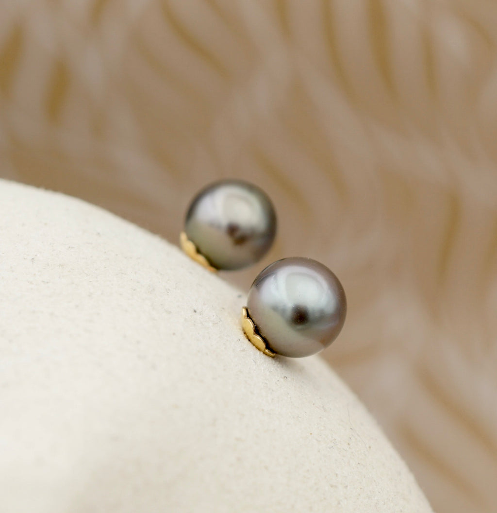 Molokai Perles de Tahiti de 8.4mm sur or