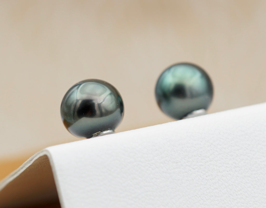 Taapuna perles de Tahiti de 8.6mm sur argent