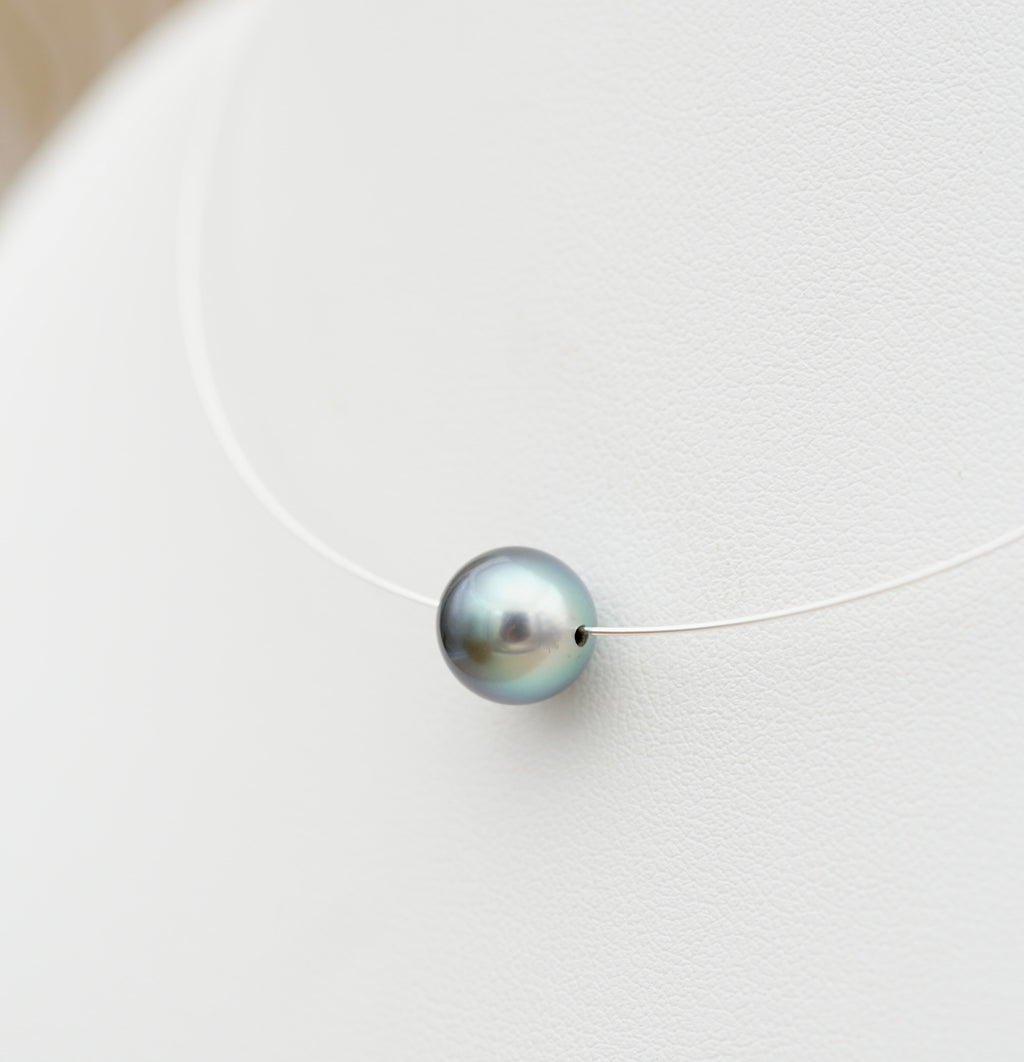 Kawuai perle de Tahiti de 9.5mm sur argent 925mm