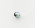 Kawuai perle de Tahiti de 9.5mm sur argent 925mm
