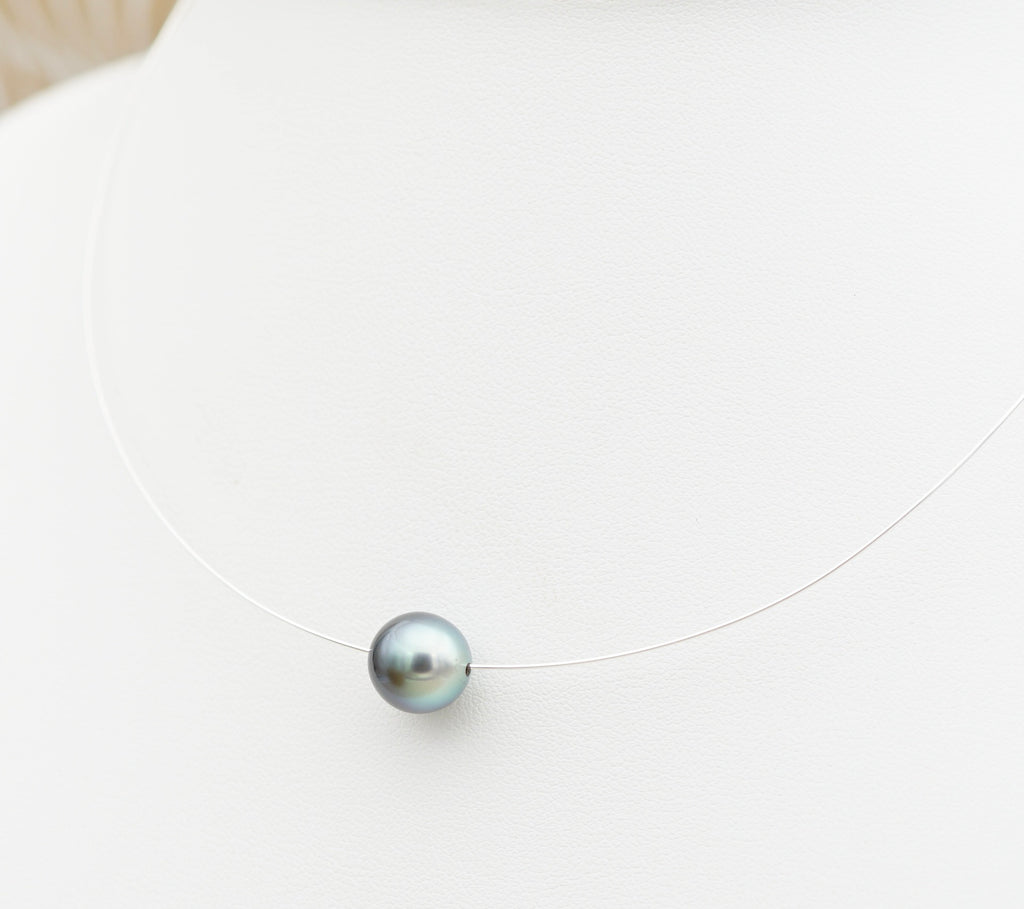 Kawuai perle de Tahiti de 9.5mm sur argent 925mm