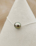 Bracelet en argent 925 orné d'une perle de Tahiti de 9.3mm